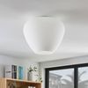 Lindby Deckenleuchten Bibiane, LED, Glas Weiß IP20, 1 x 15 W Bild 4