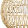 'Molopo' Hängeleuchte Beige Papiergeflecht Rattan-Optik geschwungene Form Boho Stil Bild 5