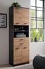 Schildmeyer Hochschrank Palermo, Holzwerkstoff, Anthrazit/Artisan Eiche Dekor, 59,8 x 23,6 x 180,9 cm (B/T/H) Bild 2
