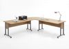 FMD Möbel - CALVIA 105 - Winkelkombination 160/160 cm - melaminharzbeschichtete Spanplatte - Alteiche Nb - 240 x 75 x 240cm Bild 2