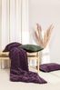 Magma Plaid Raya|140x200 cm| aubergine Bild 2