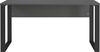 Germania Schreibtisch GW-Rovigo 9762-613, in Graphit/Schwarz, mit Metallfüßen, 150 x 74 x 60 cm Bild 4