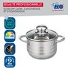 Elo Kochtopf Topf ELO BRILLANT D 14 cm silber Bratentopf Universaltopf Suppentopf Bild 3