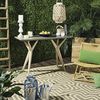 SAFAVIEH Concrete Outdoor Console Table, in Dark Grey, 40 X 120 X 75 Bild 2