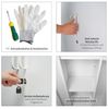 PROREGAL® Mehrzweckschrank Flügeltürenschrank RHINO abschließbar 170x70x30cm Kleiderstange Weiß Bild 5