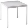 Besprechungstisch VS08 80x80cm Grau 4-Fuß Gestellfarbe: Grau Bild 1