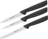 Tefal Messer-Set Colorfood für alle täglichen Vorbereitungen (Set, 3-tlg, Universalmesser (10 cm), Schälmesser (8 cm), Schälmesser (8 cm), deutscher Edelstahl, rostfrei, leicht strukturierte Griffe, K2733S Bild 2
