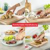 Tefal Messer-Set Colorfood für alle täglichen Vorbereitungen (Set, 3-tlg, Universalmesser (10 cm), Schälmesser (8 cm), Schälmesser (8 cm), deutscher Edelstahl, rostfrei, leicht strukturierte Griffe, K2733S Bild 4