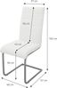 ML-DESIGN Stuhl Esszimmerstühle Schwingstühle mit Rückenlehne Design Küchenstühle (4 St), Polsterstuhl Freischwinger 4er Set Küchenstuhl bis 120kg Kunstleder Bild 2
