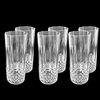 6er Set Kunststoff Longdrink-Gläser Kristalleffekt 400ml - Ø16x15 cm Bild 2
