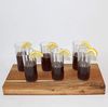 6er Set Kunststoff Longdrink-Gläser Kristalleffekt 400ml - Ø16x15 cm Bild 1