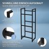 ML-DESIGN Standregal Getränkekistenregal Kistenhalter Kistenregal Getränkeregal für Kisten, 1-tlg, Kastenständer für 3 Kisten stabiles Standregal freistehend Stahl Bild 4