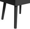 Nachttisch Ozzy aus MDF, Schwarz, 36 x 30 x 53 cm Bild 3