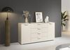rauch Aditio Box, Kommode, 2-türig, 4 Schubladen, mit Softclose-Funktion, Farbe Beige, BxHxT 160x81x43cm Bild 2