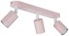 Licht-Erlebnisse Deckenstrahler JASON, ohne Leuchtmittel, Kinderzimmerleuchte Decke 52 cm lang Metall 3-flammig GU10 Rosa Bild 3