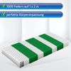 Matratzen Perfekt Tonnentaschen-Federkern-Matratze München mit 1000 Federn und Aloe-Vera veredeltem Bezug in den Härtegraden H2, H3, H4, Höhe 23 cm, TTFK/TFK (H3, 160x200 cm) Bild 2