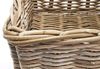 Kobolo Aufbewahrungskorb Rattankorb eckig Rattan kubu grey groß 52x40x20 cm (1 St) Bild 5