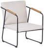 Lounge Set VEZZANA Metall Helles Beige Bild 4