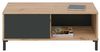 Dmora - Evansville Couchtisch, Couchtisch, Niedriger Wohnzimmertisch, 100x50h40 cm, geknotete Eiche und Anthrazit Bild 4