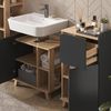 Badmöbel-Set Karen Sonoma/Anthrazit 4 Teile Vicco Bild 5