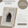 Marrakesch Orient & Mediterran Interior Schminkspiegel Boho Deko Spiegel Schminkspiegel Goul 25cm (1-St), Handarbeit Bild 2