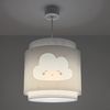 Dalber Lampe kinderzimmer, kinderlampe Pendelleuchte Hängelampe, Deckenleuchte Kinder, Deckenlampe kinderzimmer Baby Dreams Wolke Grau, 76012E, E27 Bild 3