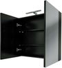 Spiegelschrank Badspiegel Badezimmer Spiegel City 100cm Esche schwarz mit 5W LED-Strahler / Energiebox Bild 4
