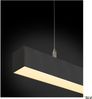 SLV No. 1001309 Q-LINE DALI SINGLE LED Pendelleuchte dimmbar 1500mm schwarz Bild 4
