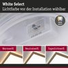 LED Panel Atria Shine White Select IP44 eckig 298x298mm 15,7W 2100lm 3000 - 6500K Holzoptik Bild 4