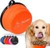 PETSATION Hundenapf faltbar (2x1000 ml), Silikon orange Bild 2