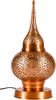 Marrakesch Orient & Mediterran Interior Nachttischlampe Orientalische Lampe Tischlampe Kupfer Hayati, Handarbeit Bild 3