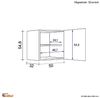 Flex-Well Hängeschrank Nano (B x H x T) 50 x 54,8 x 32 cm Bild 3