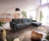 Ecksofa Sottil 290 x 165cm Chenille Grau Recamiere rechts Bild 2
