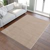 Sanat Teppich Uni, rund, Höhe: 13 mm, robuster Kurzflorteppich, große Farbauswahl, Wohnzimmer, alle Räume Bild 4