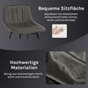 2er-Set Designer Barstuhl mit Fußstütze - Modell Hanno dunkel-grau Bild 4