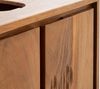 Waschbeckenunterschrank 50x60x30 cm Akazie braun massivum Maddox mit Türen rustikal Landhausstil Badunterschrank Holz Bild 5