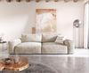 Delife 'Lanzo XL' Big-Sofa, Cord, 270x130 cm, Beige, ohne Hocker Bild 3