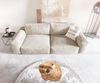 Delife 'Lanzo XL' Big-Sofa, Cord, 270x130 cm, Beige, ohne Hocker Bild 5
