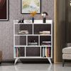 Stylish White Bookshelf, 90 x 105 x 30 cm | 100% Melamine Coated Particle Board, 18 mm Thick | Ample Shelves for Modern Home & Office Storage Bild 3
