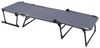2 in 1 Gartenliege Ruheliege Liegebett Relaxsessel Ruhesessel Gästebett Kopfkissen grau Bild 2