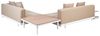 Lounge Set mit Tisch MISSANELLO Beige Bild 5