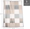 Wohndecke Squares grau, karierte Sofadecke in 150x200, Decke aus Baumwoll-Mix, Biederlack, Made in Germany Bild 2
