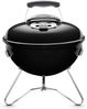 Weber Smokey Joe Original Holzkohlegrill, Ø 37cm Grillfläche, portabeler BBQ Grill, porzellanemaillierten Deckel & Kessel - Schwarz (1111004) Bild 2