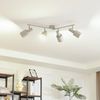 Lindby Deckenstrahler Ovelia, Metall, Creme IP20, 4 x 15 W LED Bild 2