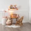 Atmosphera - Kinder-Wandregal Retro - Rattan 57x24 cm - Beige Bild 2