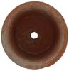 Terracotta Blumentopf Landhausstil Pflanztopf mit Ablaufloch für innen außen 8cm Bild 4