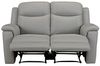 Vente-unique - Relaxsofa Leder 2-Sitzer - Hellgrau - EVASION Bild 5