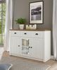 Sideboard Seyne in weiß Pinie und Eiche Landhaus 130 cm Bild 5