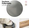 LucyBalu Napfunterlage CIRCLE (29cm), für Katzen, verschiedene Farben, lebensmittelechtes Silikon Bild 2