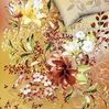 JACK Bettwäsche 155x220cm Philomena Topas Gelb Braun Tropisch Blumen Kaeppel, Renforcé, 2 teilig, Blüten und Blätter mit Farbverlauf Bild 3